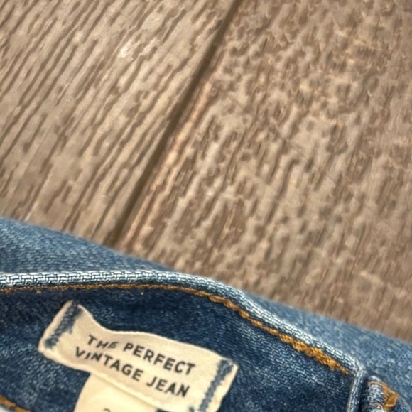 Madewell The Perfect Vintage Jean Distressed size 29 slightly baggy straight leg - Picture 4 of 6